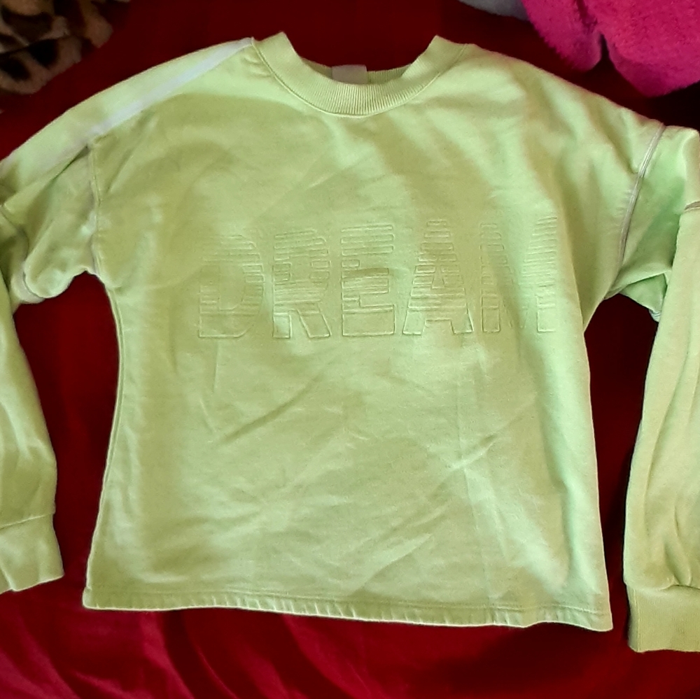 DREAM NEON GREEN SWEATSHIRT